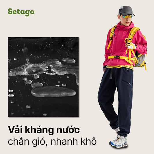 Quần dã ngoại leo núi chống nước DryPeak - Chống nước, khô ráo ở mọi cao dộ