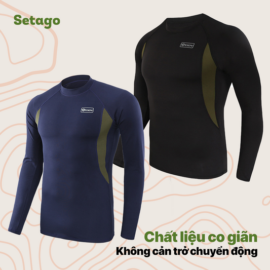 Bộ đồ giữ nhiệt nam ESDY - Nhẹ, co giãn, thoáng khí