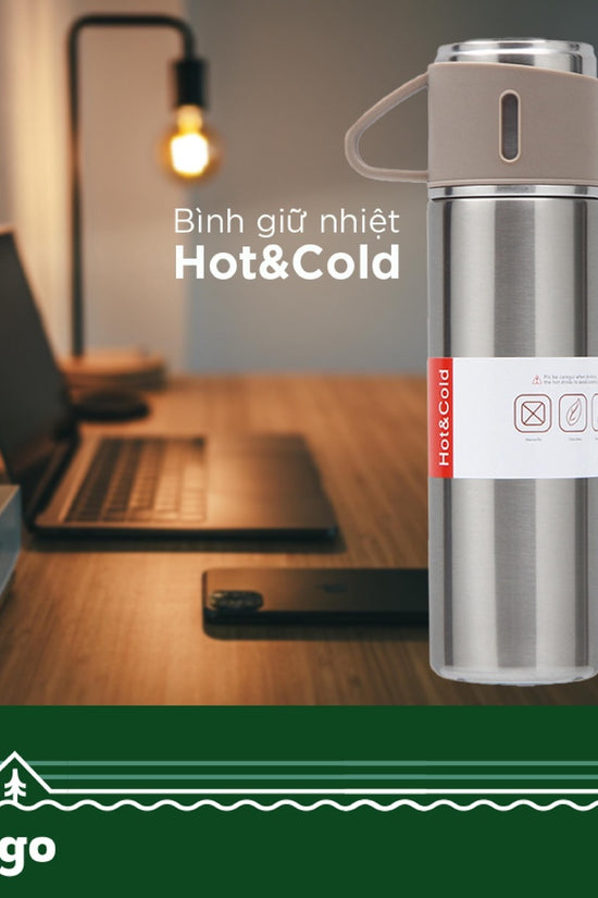 BÌNH SIÊU GIỮ NHIỆT 24H Hot & Cold thiết kế tối ưu cho việc giữ nhiệt