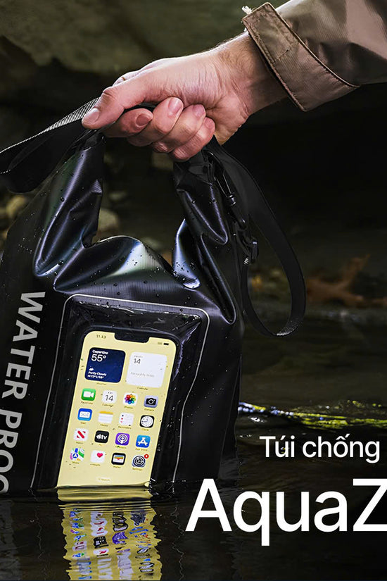 Túi chống nước AquaZip - quai chéo 2L/5L, nhỏ gọn, chống thấm