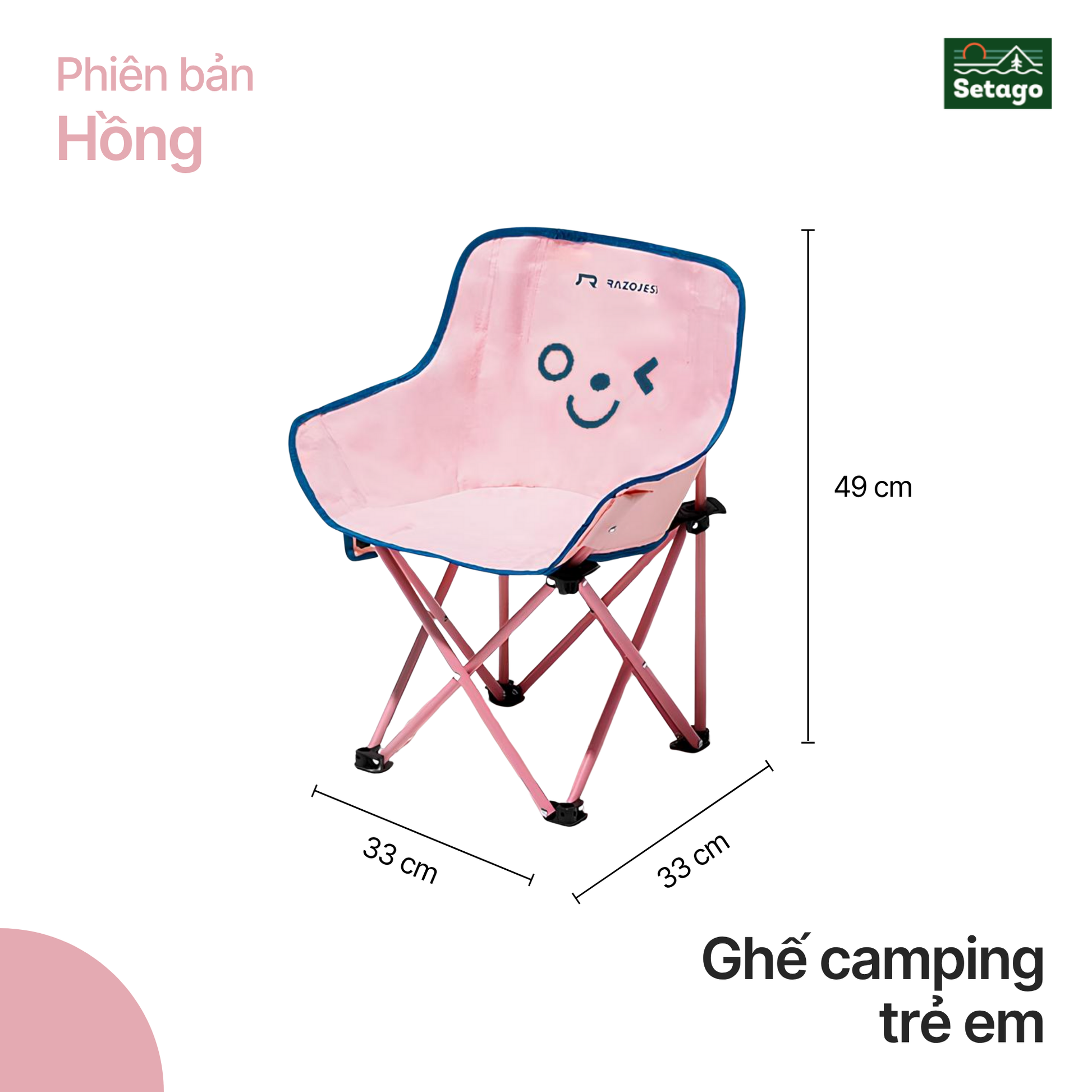 Ghế camping Chilla - Tiện lợi, nhỏ gọn,  nhiều màu sắc