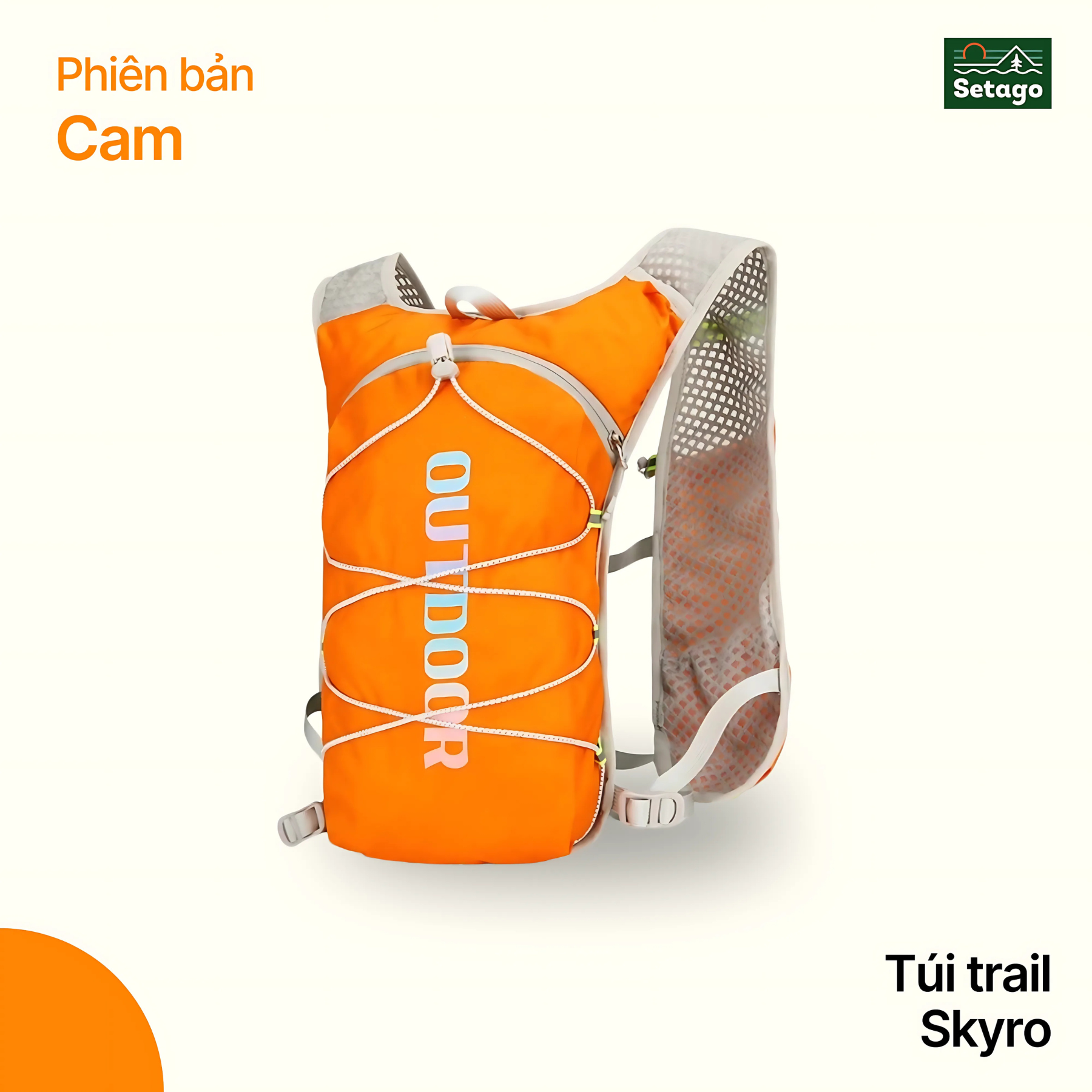 Balo trail Skyro + Túi chống nước - dung tích lớn, thoáng, nhẹ, nhiều màu