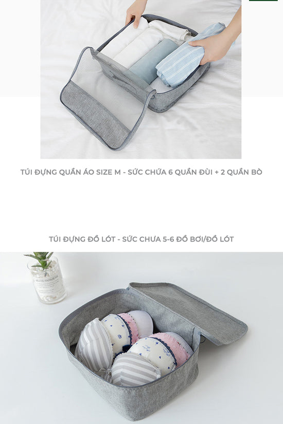 Bí kíp du lịch nhẹ nhàng cho gia đình có con nhỏ với túi đựng đồ du lịch Travel Pack - Bộ 7 sản phẩm.