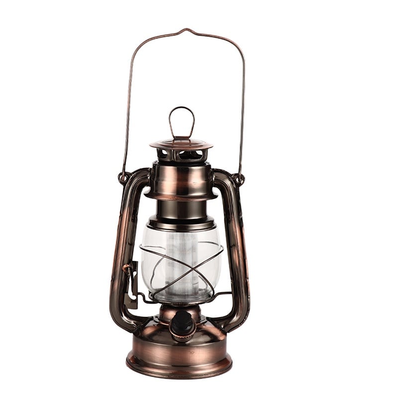 Đèn măng xông LED Vintage du lịch dã ngoại - Sáng vàng ấm áp