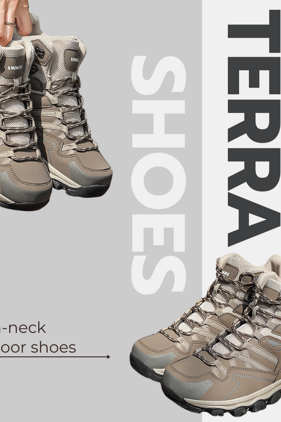 Giày Terra Shoes cổ cao, chống nước, siêu nhẹ – bảo vệ chân tối đa, chinh phục mọi địa hình