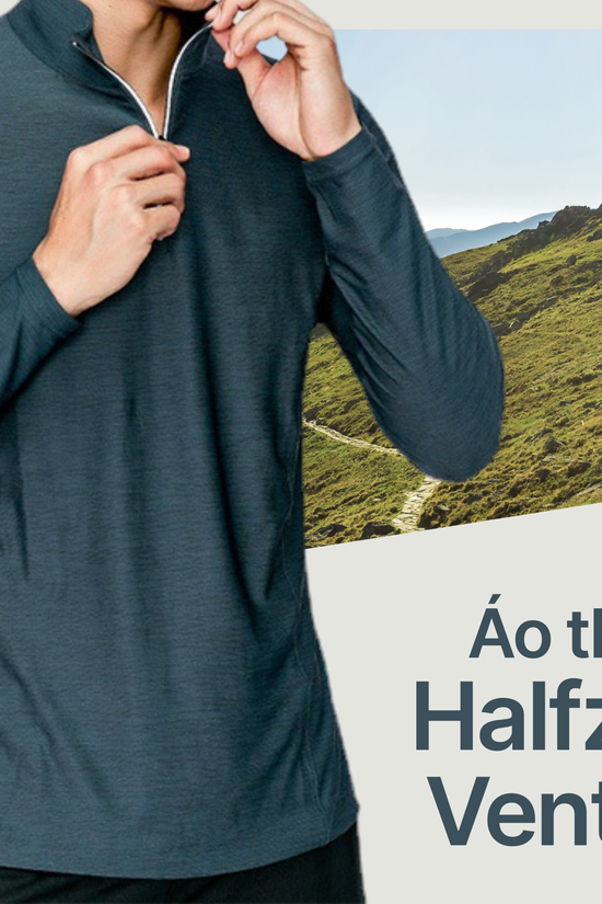 Áo Halfzip Ventra mùa hè Nam - Nhẹ , thoáng khí, mau khô