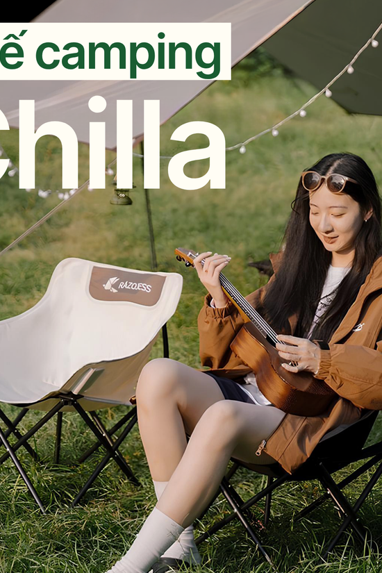 Ghế camping Chilla - Tiện lợi, nhỏ gọn,  nhiều màu sắc