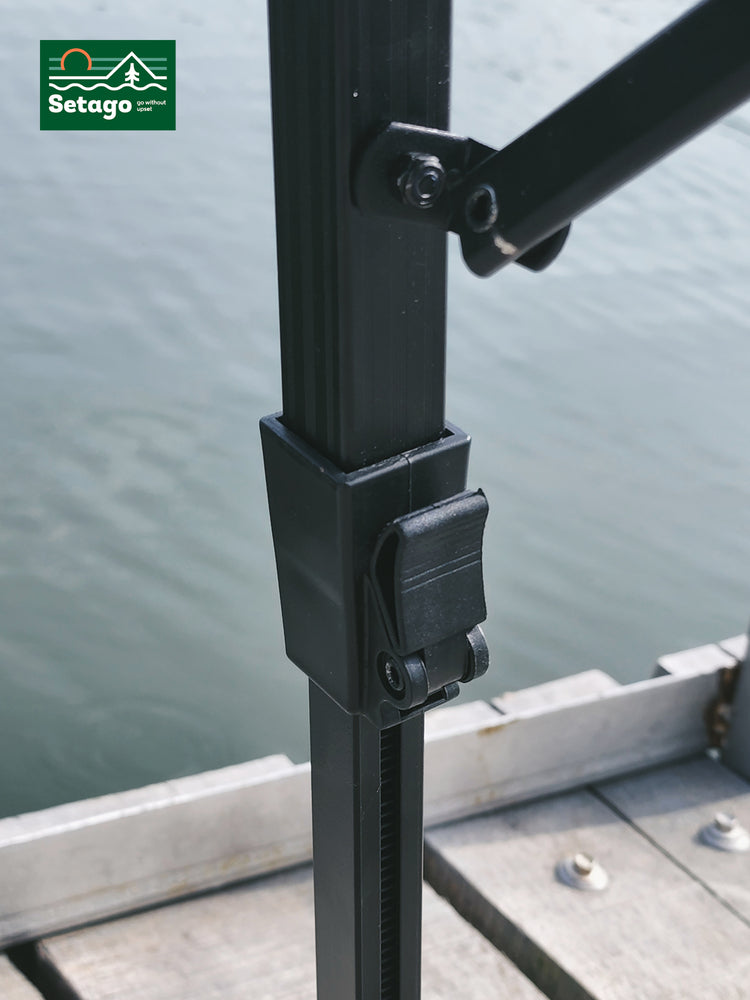 Bàn Dã Ngoại Flex Table Nhôm Vân Gỗ Nâng Hạ Chiều Cao