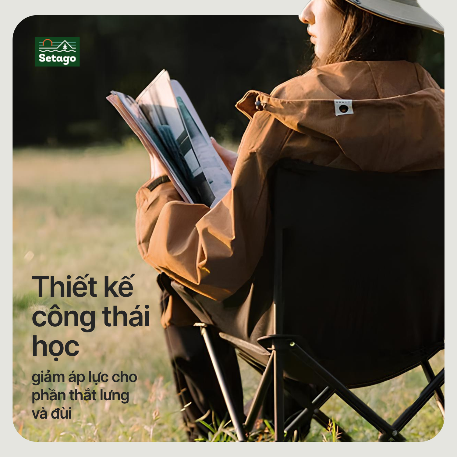 Ghế camping Chilla - Tiện lợi, nhỏ gọn,  nhiều màu sắc