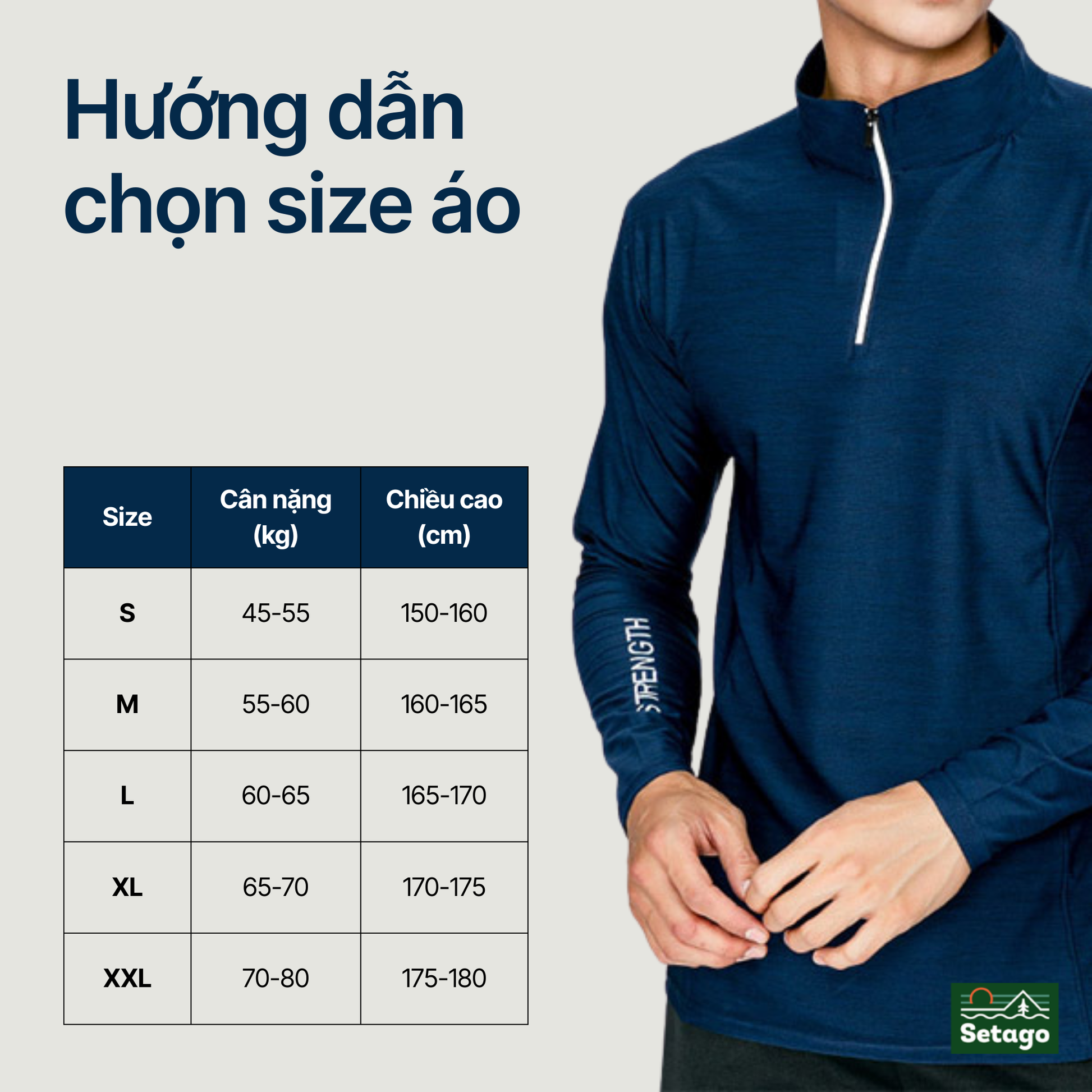 Áo Halfzip Ventra mùa hè Nam - Nhẹ , thoáng khí, mau khô