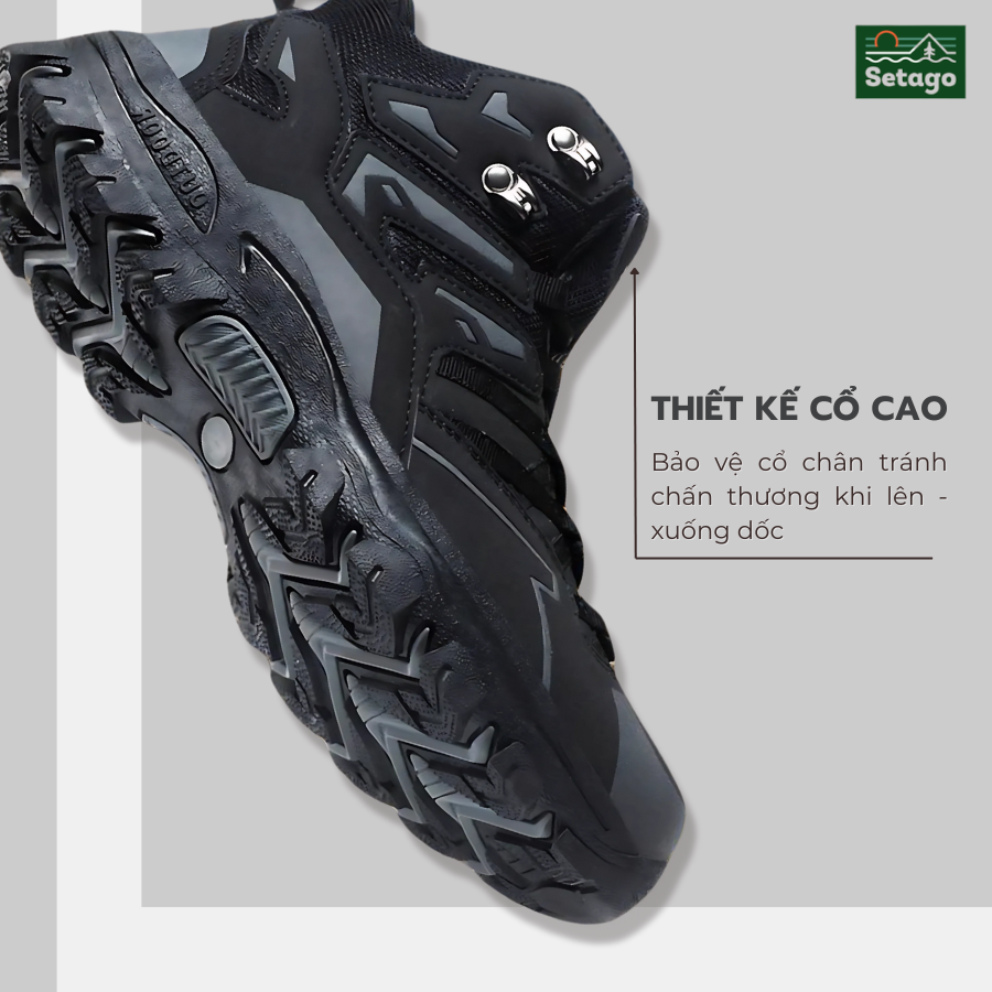 Giày Terra Shoes cổ cao, chống nước, siêu nhẹ – bảo vệ chân tối đa, chinh phục mọi địa hình