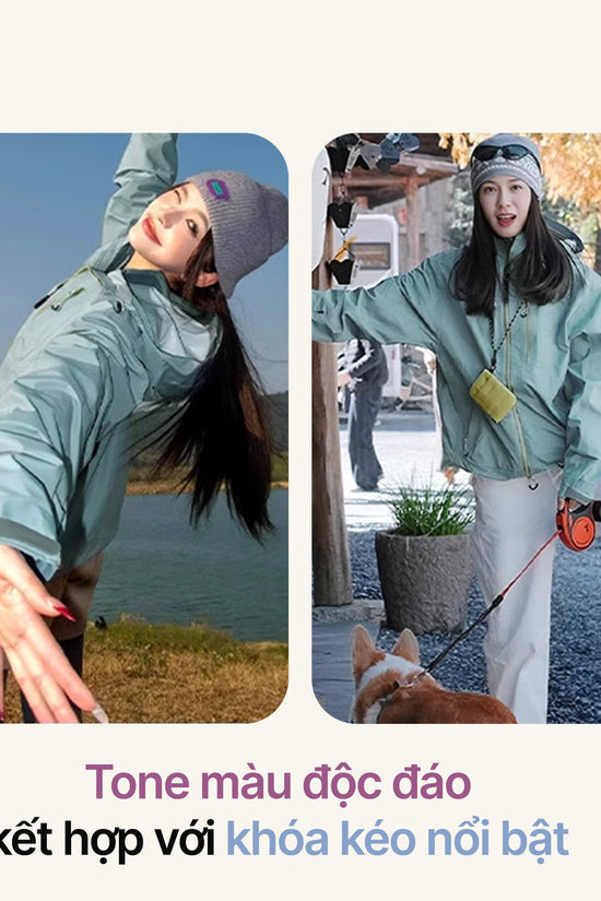 Nordic áo khoác dã ngoại - chống nước, chống mài mòn, nhiều màu cá tính