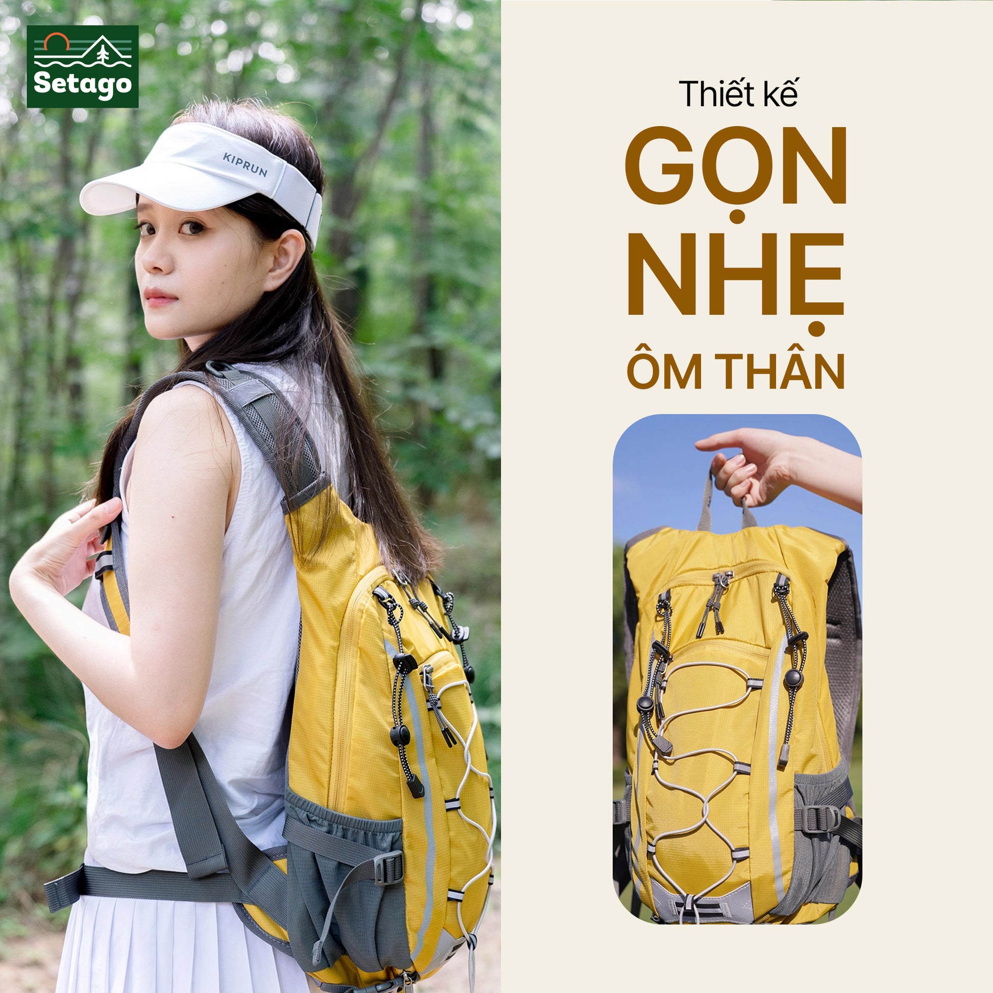 Balo dã ngoại thể thao Seeker - 20L, gọn nhẹ cho chuyến đi ngắn ngày