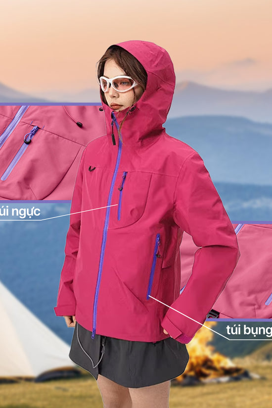 Nordic áo khoác dã ngoại - chống nước, chống mài mòn, nhiều màu cá tính
