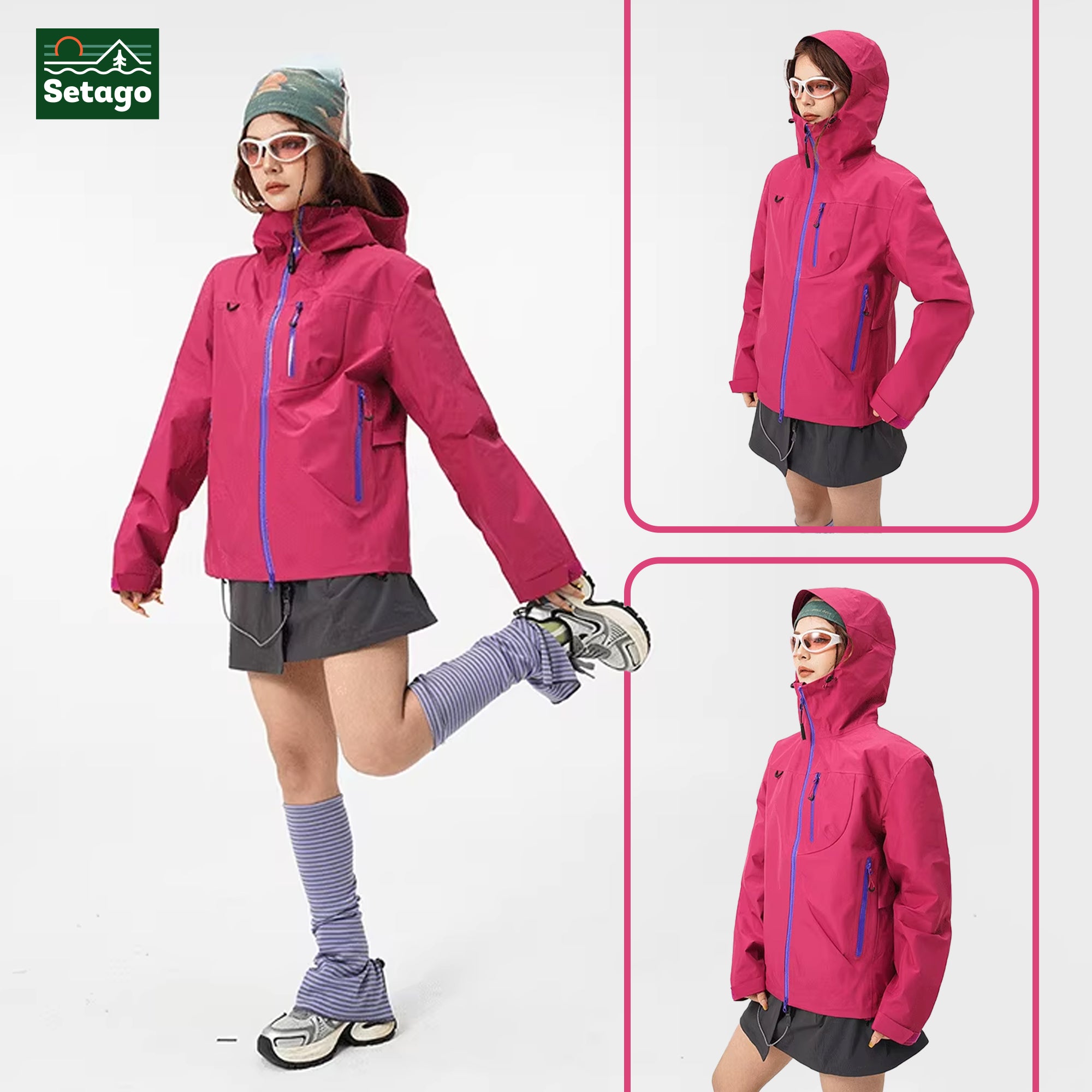 Nordic áo khoác dã ngoại - chống nước, chống mài mòn, nhiều màu cá tính