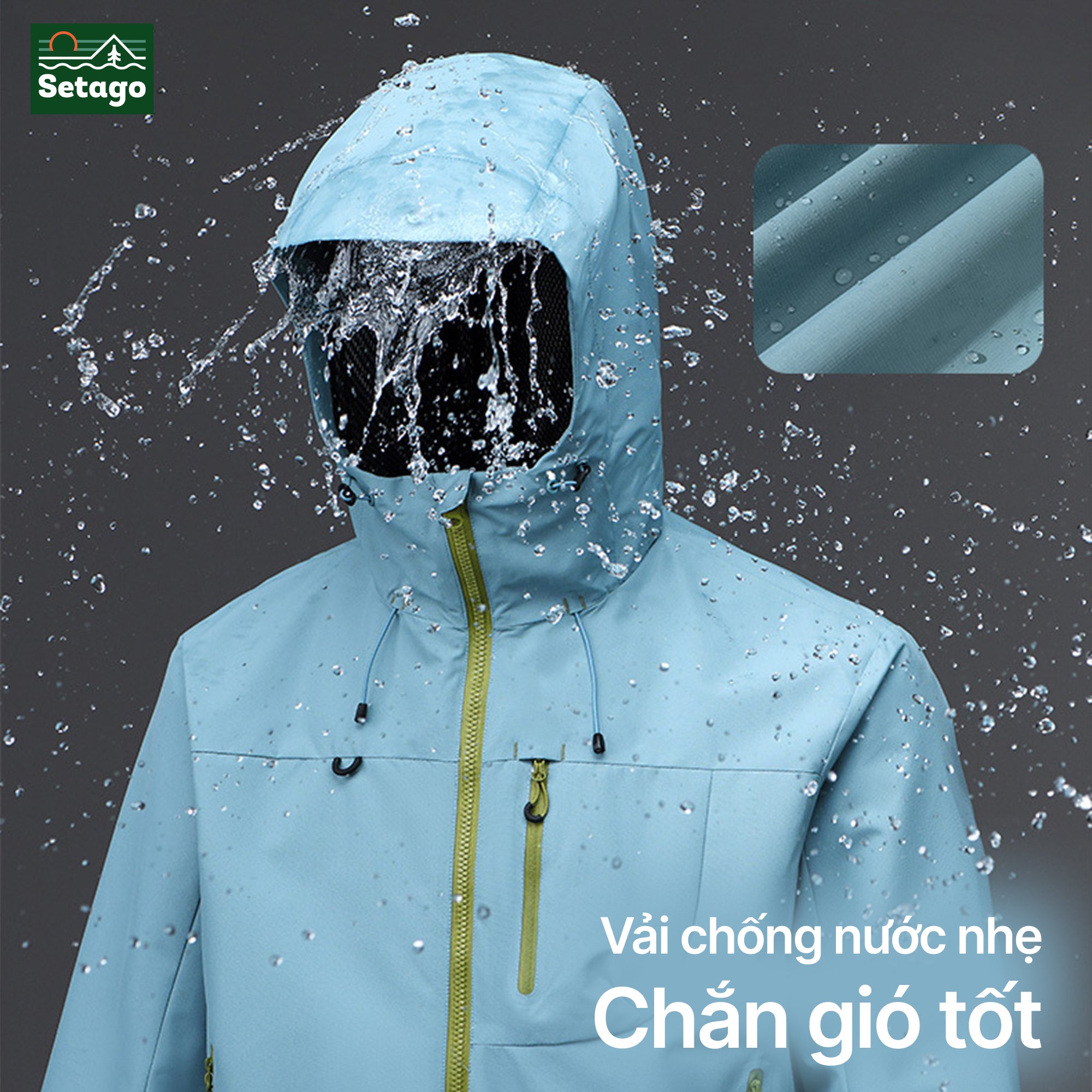 Nordic áo khoác dã ngoại - chống nước, chống mài mòn, nhiều màu cá tính