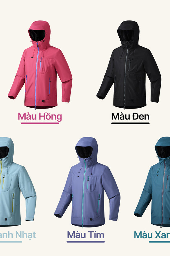 Nordic áo khoác dã ngoại - chống nước, chống mài mòn, nhiều màu cá tính