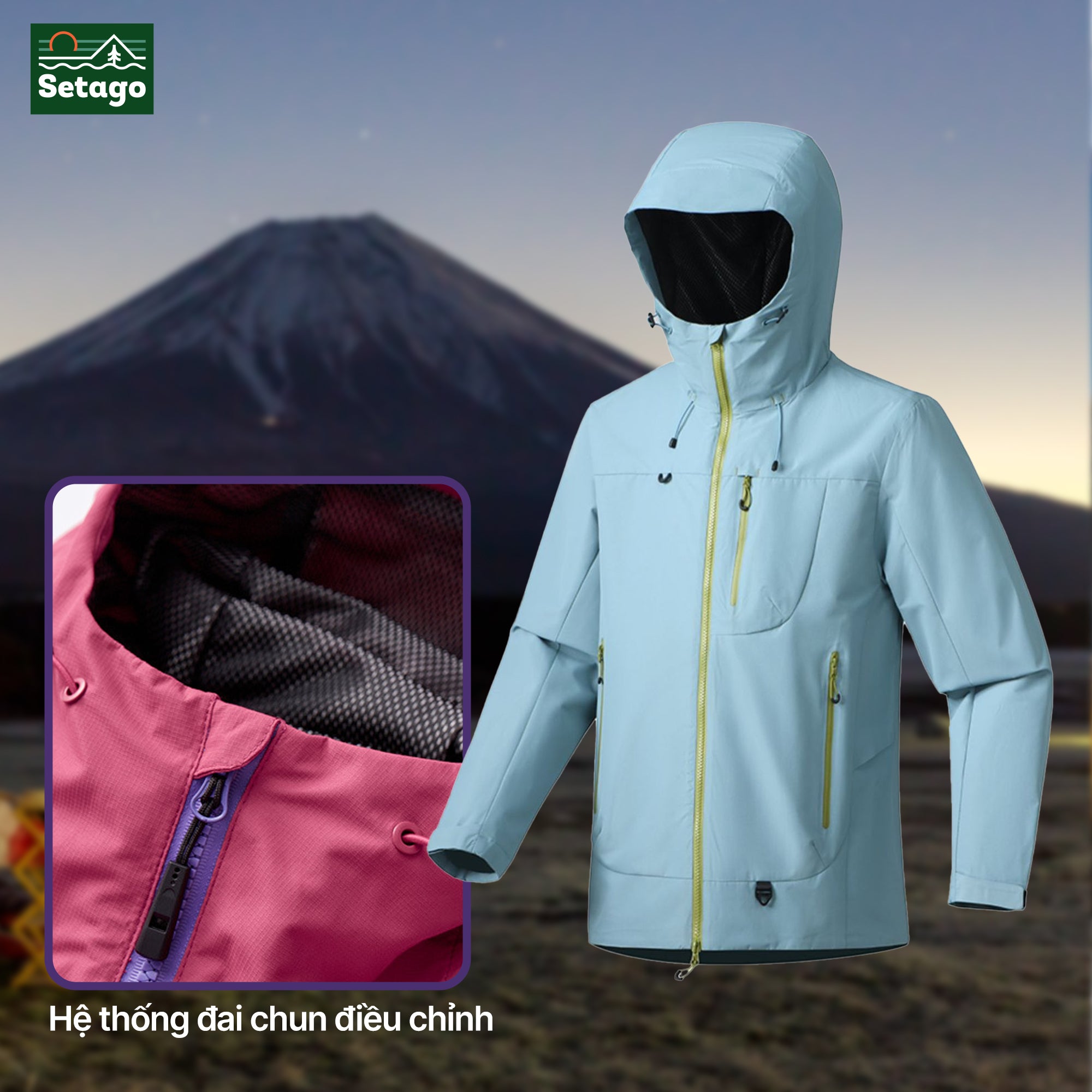 Nordic áo khoác dã ngoại - chống nước, chống mài mòn, nhiều màu cá tính