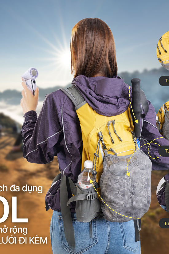 Balo dã ngoại thể thao Seeker - 20L, gọn nhẹ cho chuyến đi ngắn ngày