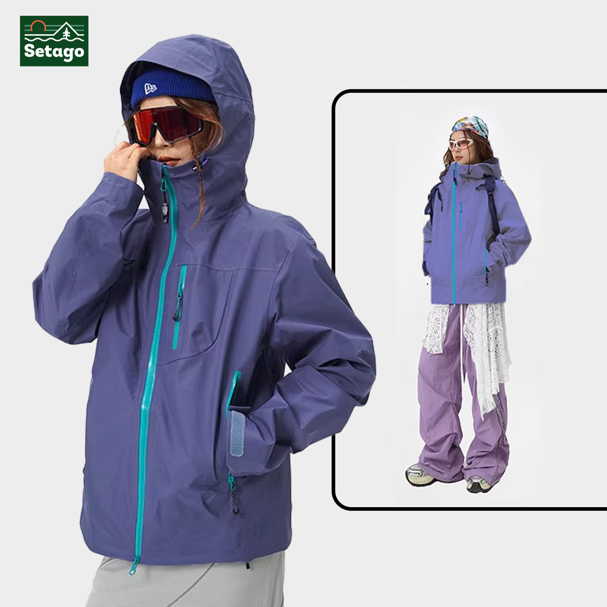 Nordic áo khoác dã ngoại - chống nước, chống mài mòn, nhiều màu cá tính