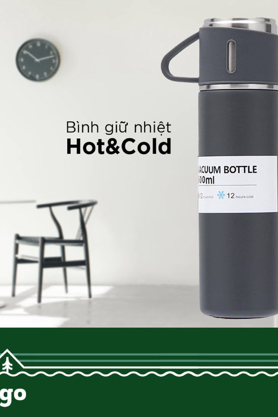 BÌNH SIÊU GIỮ NHIỆT 24H Hot & Cold thiết kế tối ưu cho việc giữ nhiệt