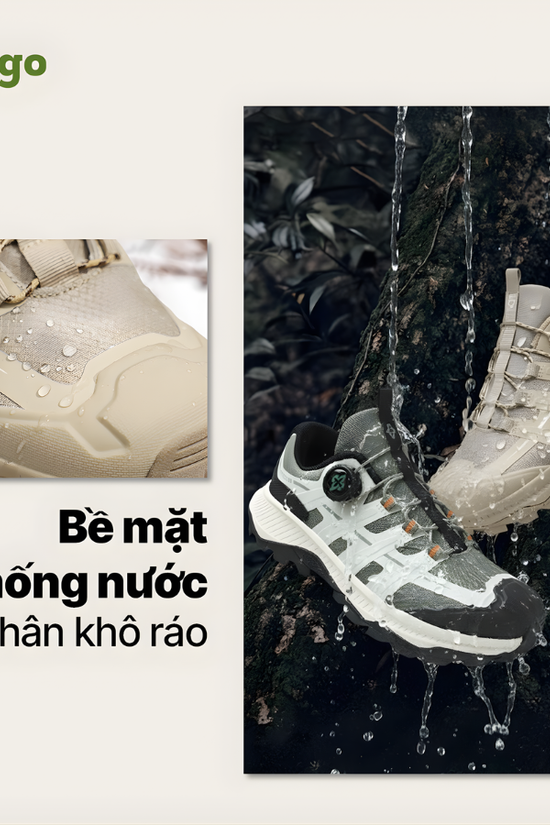 Giày leo núi Viper - khoá xoay nhanh, chống nước, ổn định mọi địa hình