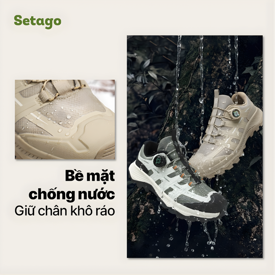 Giày leo núi Viper - khoá xoay nhanh, chống nước, ổn định mọi địa hình