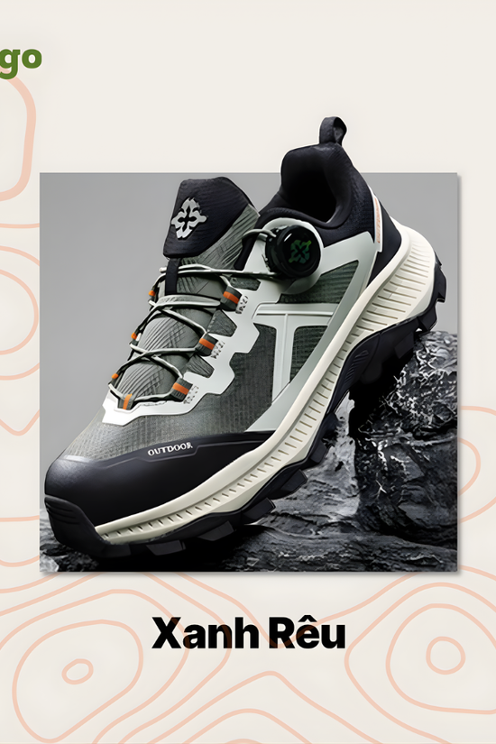 Giày leo núi Viper - khoá xoay nhanh, chống nước, ổn định mọi địa hình