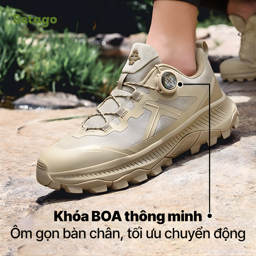 Giày leo núi Viper - khoá xoay nhanh, chống nước, ổn định mọi địa hình