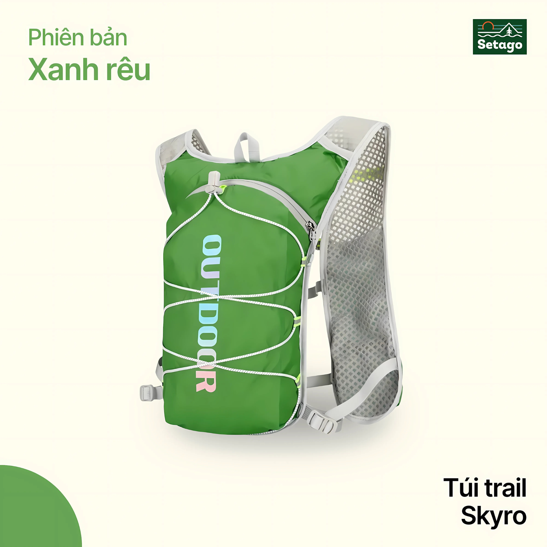 Balo trail Skyro + Túi chống nước - dung tích lớn, thoáng, nhẹ, nhiều màu