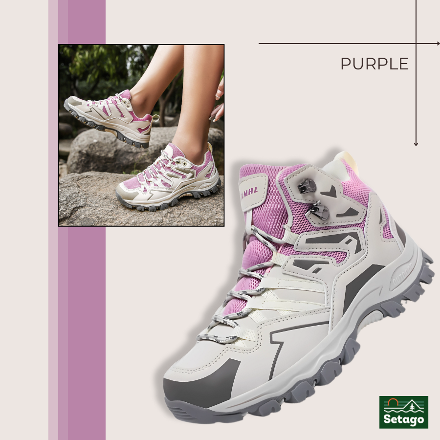 Giày Terra Shoes cổ cao, chống nước, siêu nhẹ – bảo vệ chân tối đa, chinh phục mọi địa hình