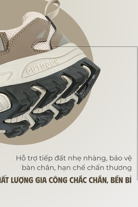 Giày cổ thấp Terra Shoes - Giày leo núi, trekking với đế chống trượt, thoáng khí vượt trội