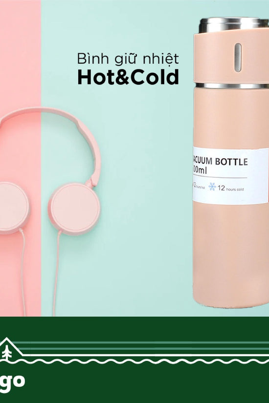 BÌNH SIÊU GIỮ NHIỆT 24H Hot & Cold thiết kế tối ưu cho việc giữ nhiệt