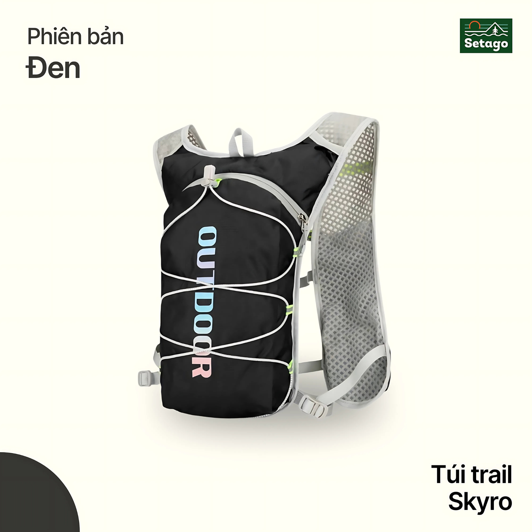 Balo trail Skyro + Túi chống nước - dung tích lớn, thoáng, nhẹ, nhiều màu