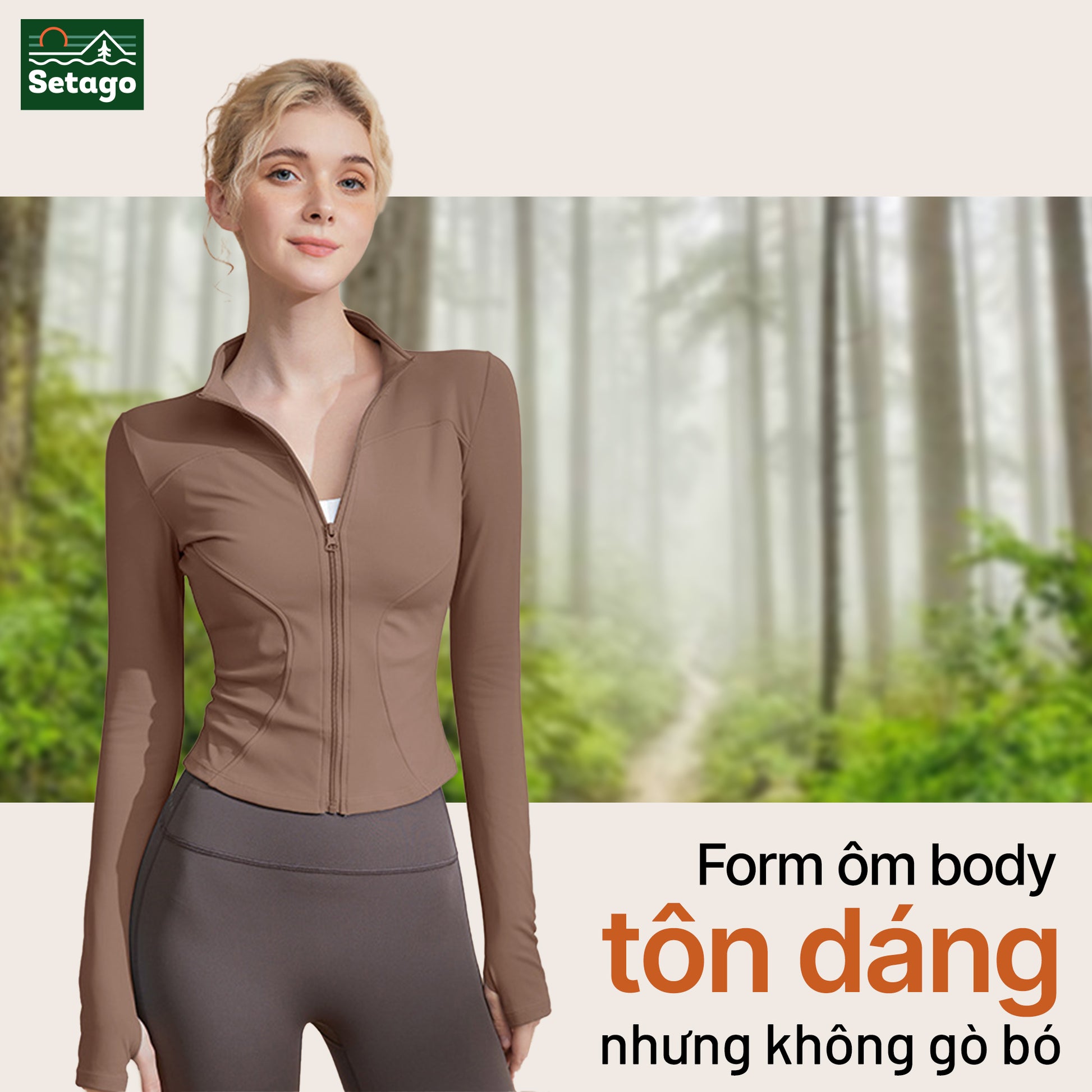 Áo khoác croptop thể thao nữ Flexy- mỏng nhẹ, co giãn, tôn dáng