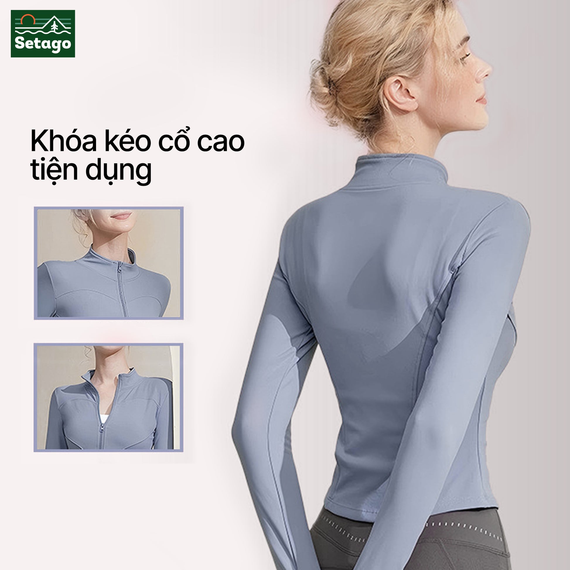 Áo khoác croptop thể thao nữ Flexy- mỏng nhẹ, co giãn, tôn dáng