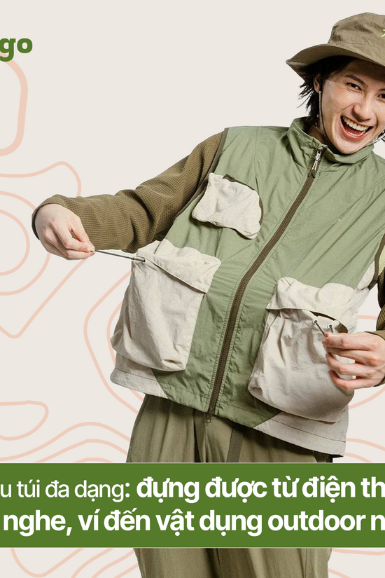 Áo Gile Dã Ngoại Pockit - Phong cách khác biệt, tiện lợi