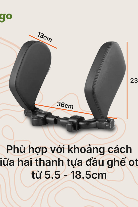 Gối Đỡ Đầu Ô Tô Cho Trẻ Em & Người Lớn – Đệm Dày, An Toàn Cho Giấc Ngủ Ngắn
