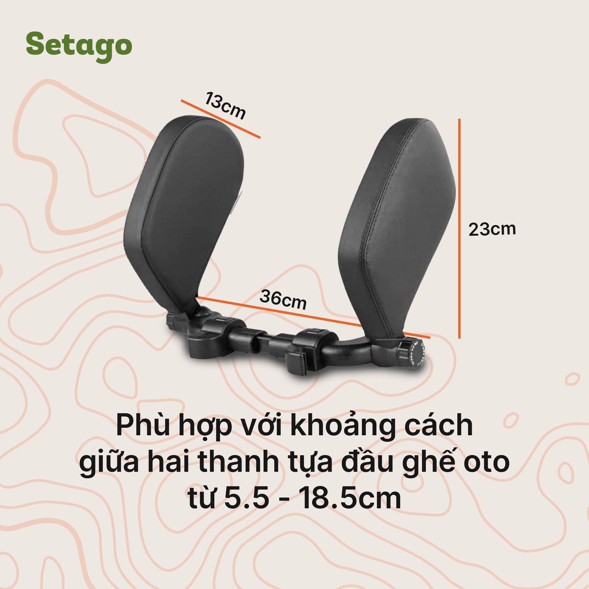 Gối Đỡ Đầu Ô Tô Cho Trẻ Em & Người Lớn – Đệm Dày, An Toàn Cho Giấc Ngủ Ngắn