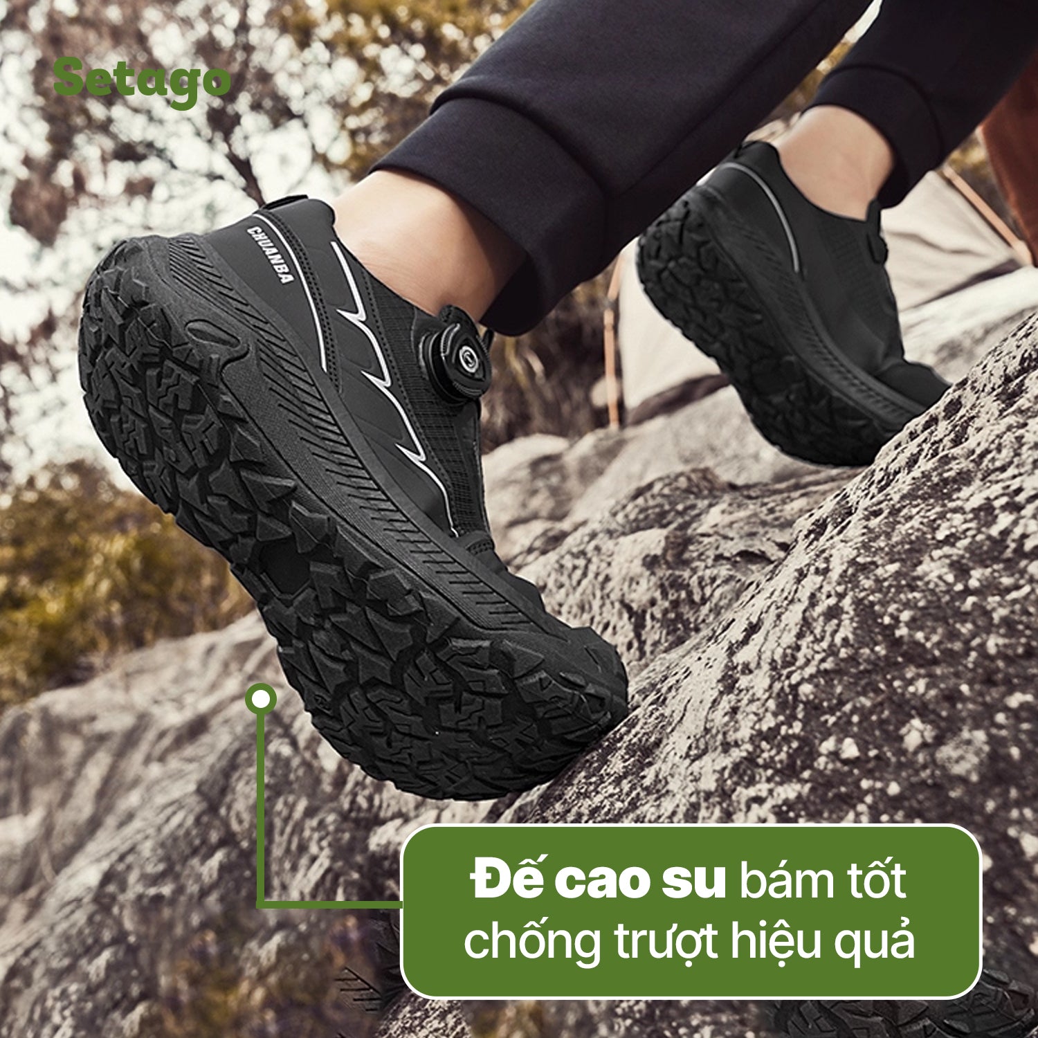 GIÀY GO TRAIL – CHỐNG NƯỚC NHẸ, VƯỢT ĐỊA HÌNH, VỮNG BƯỚC CHÂN