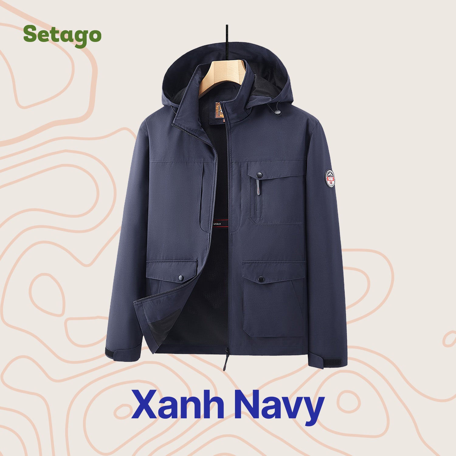 Áo khoác dáng parka mùa đông Thorin - Đứng form, đa dụng