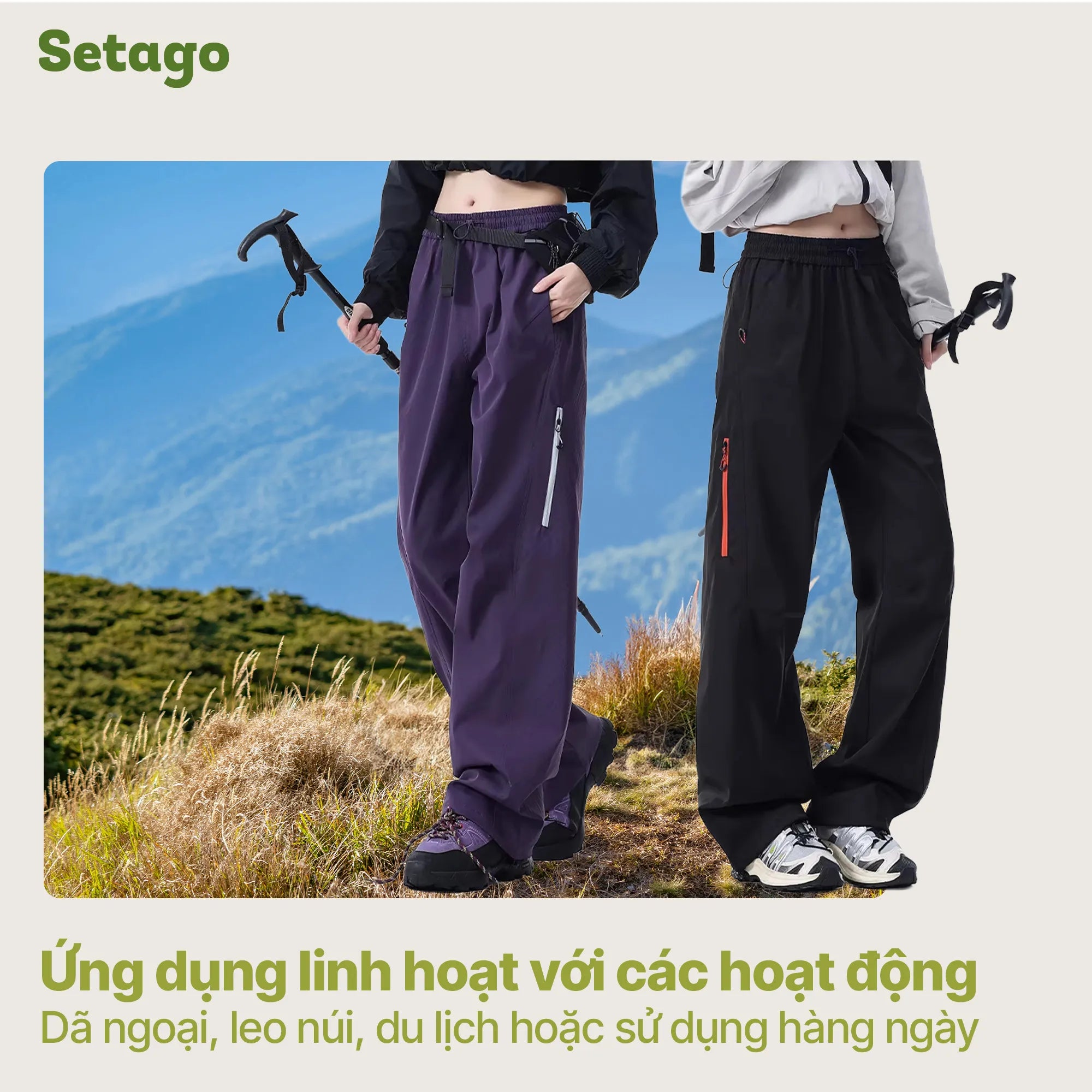 Quần dã ngoại leo núi kháng nước Kaido