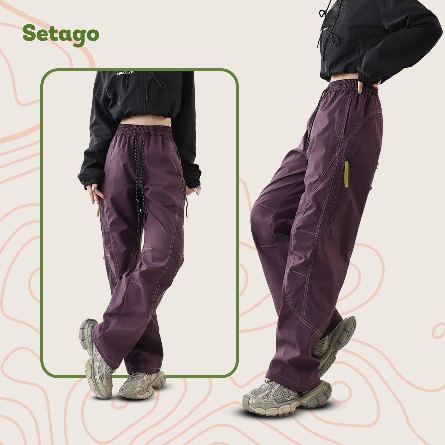 Quần dã ngoại ống suông Windy - phong cách, linh hoạt