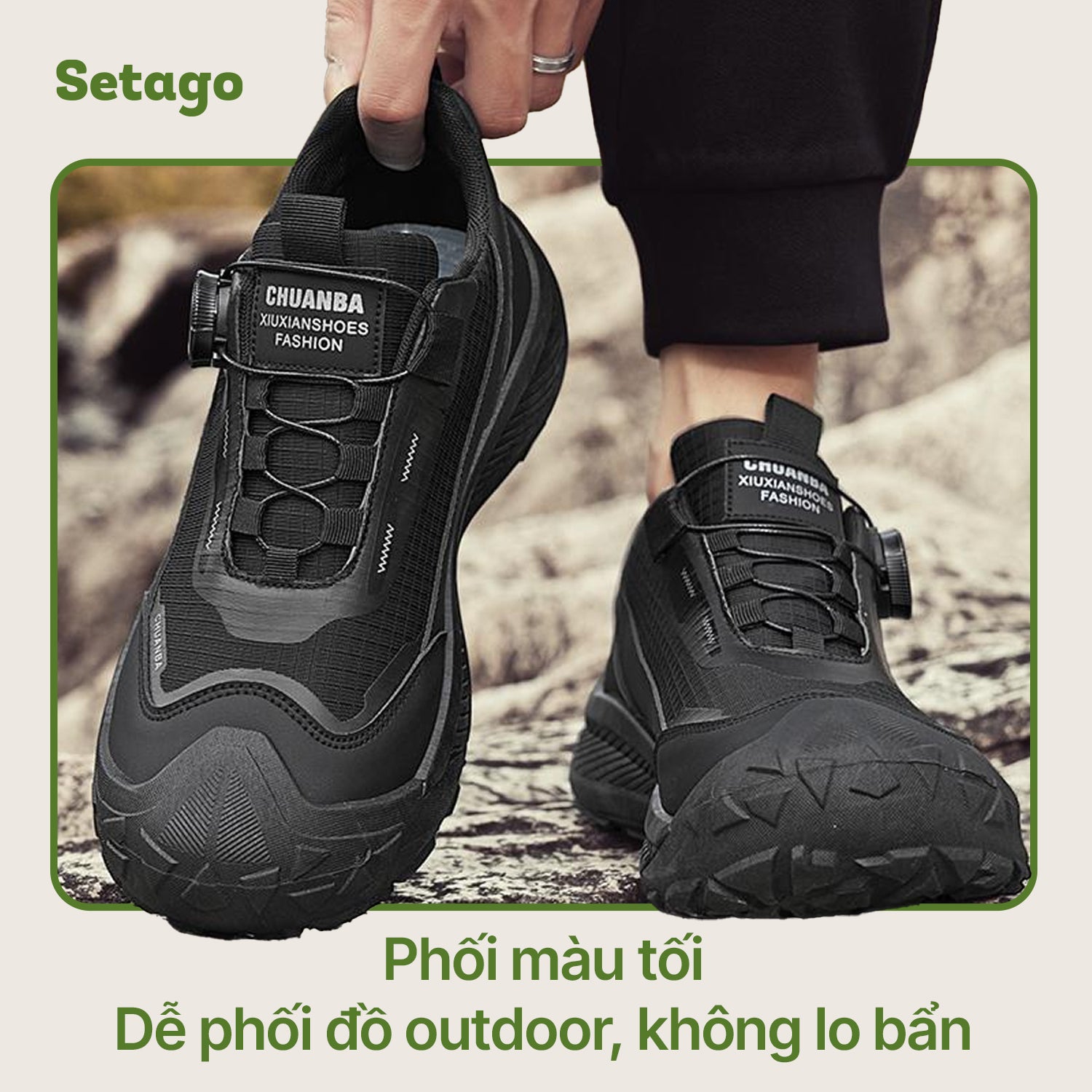 GIÀY GO TRAIL – CHỐNG NƯỚC NHẸ, VƯỢT ĐỊA HÌNH, VỮNG BƯỚC CHÂN