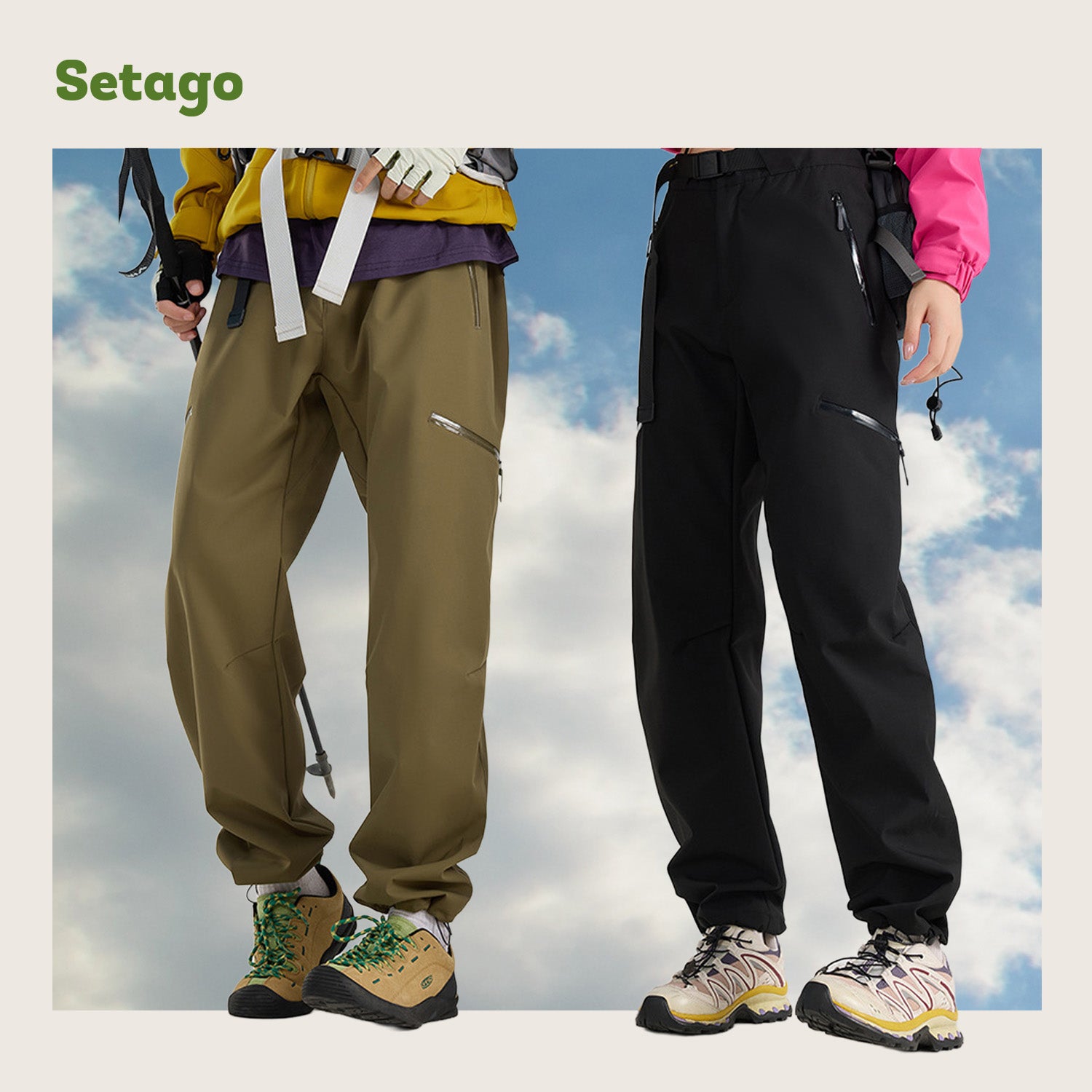 Quần dã ngoại leo núi chống nước DryPeak - Chống nước, khô ráo ở mọi cao dộ