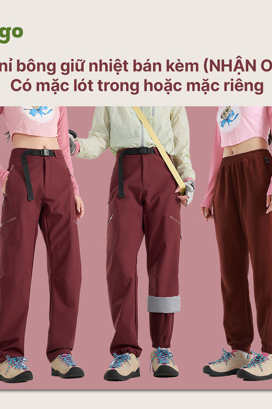 Quần dã ngoại leo núi chống nước DryPeak - Chống nước, khô ráo ở mọi cao dộ