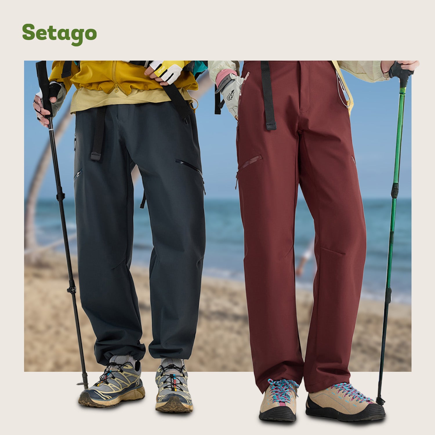 Quần dã ngoại leo núi chống nước DryPeak - Chống nước, khô ráo ở mọi cao dộ