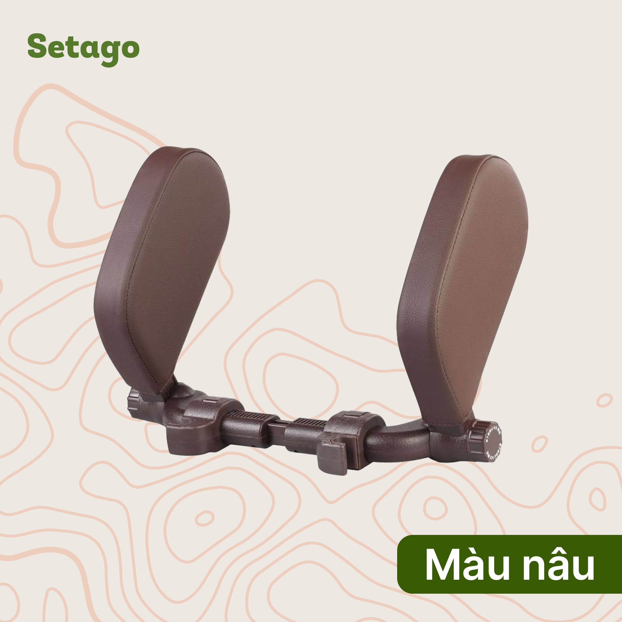 Gối Đỡ Đầu Ô Tô Cho Trẻ Em & Người Lớn – Đệm Dày, An Toàn Cho Giấc Ngủ Ngắn