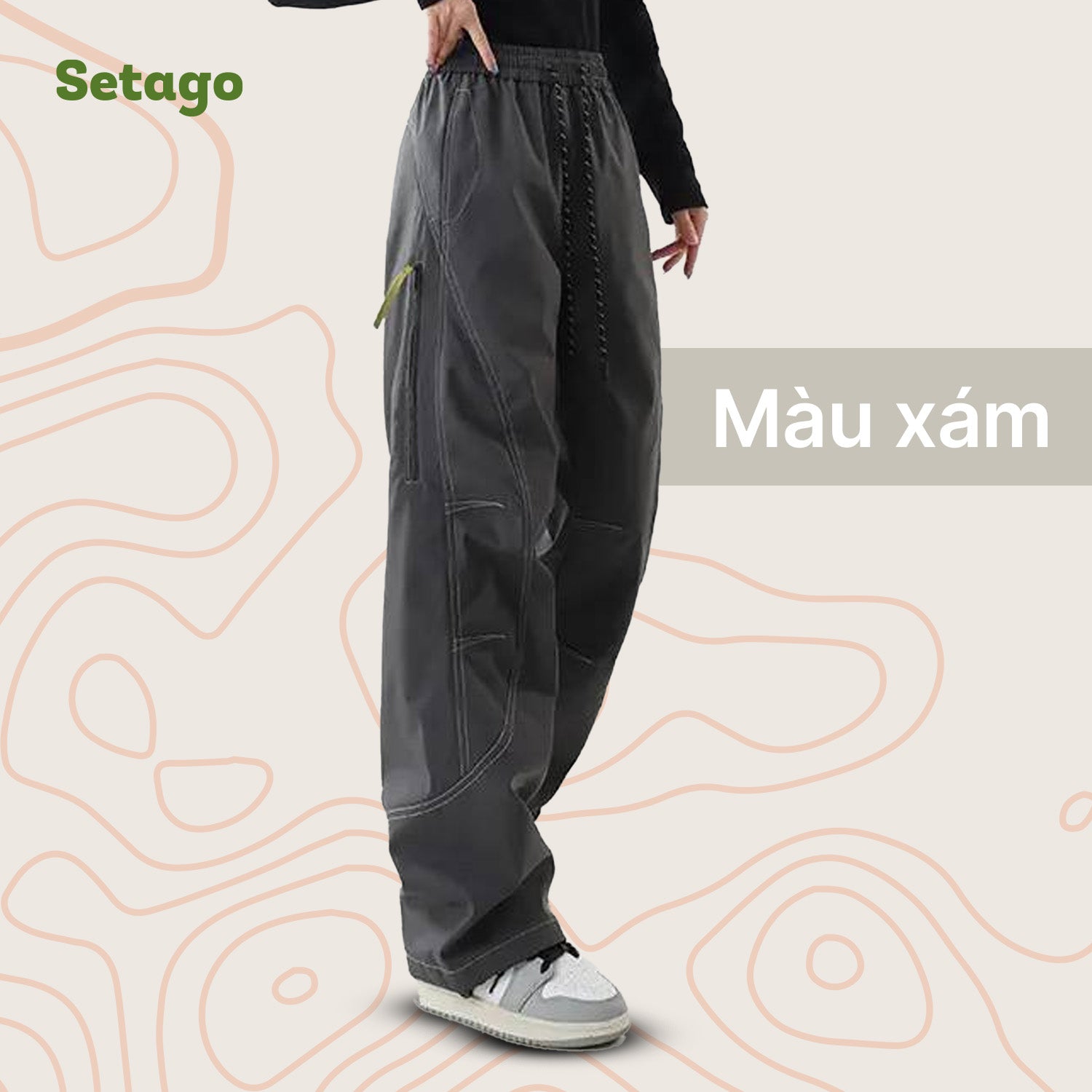 Quần dã ngoại ống suông Windy - phong cách, linh hoạt