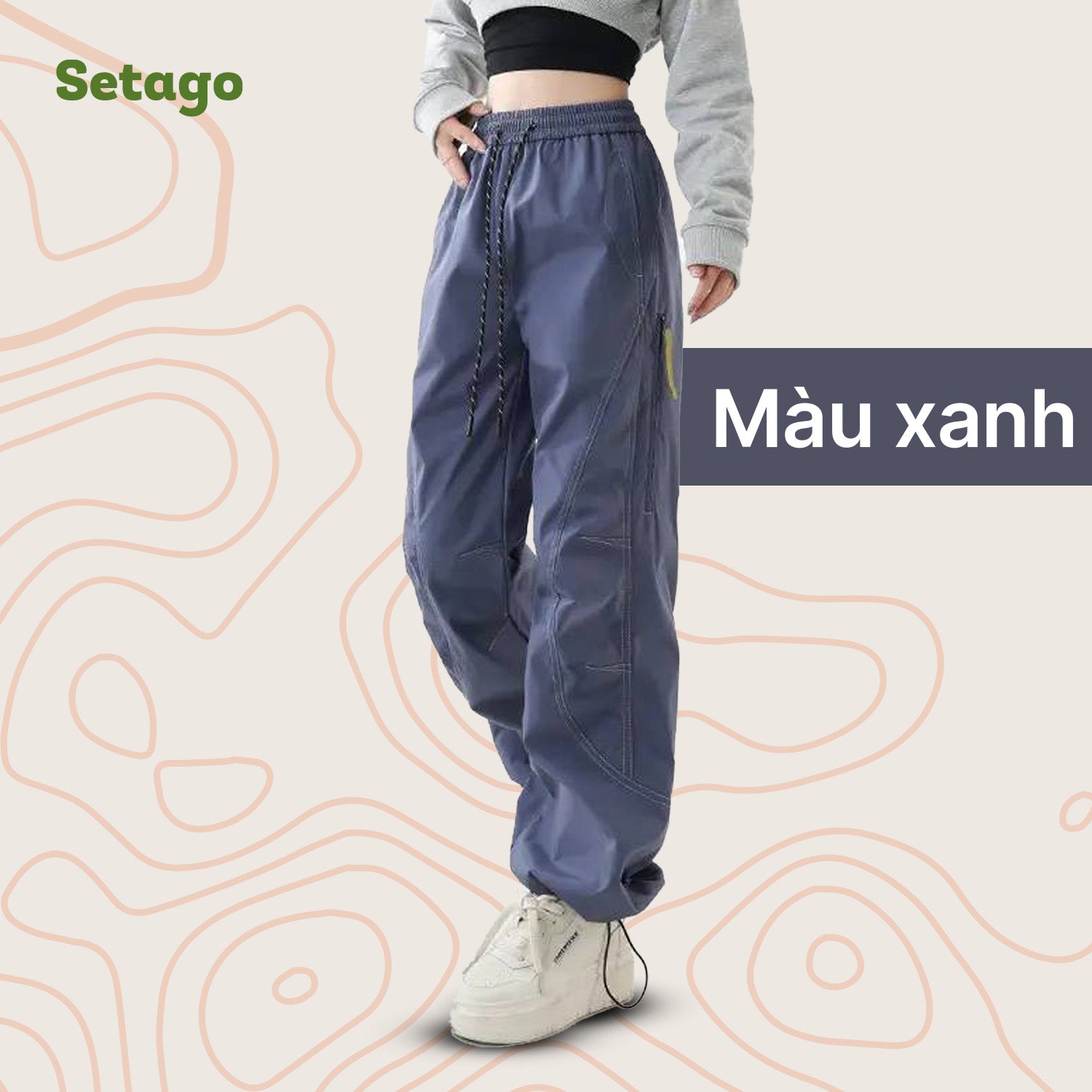 Quần dã ngoại ống suông Windy - phong cách, linh hoạt